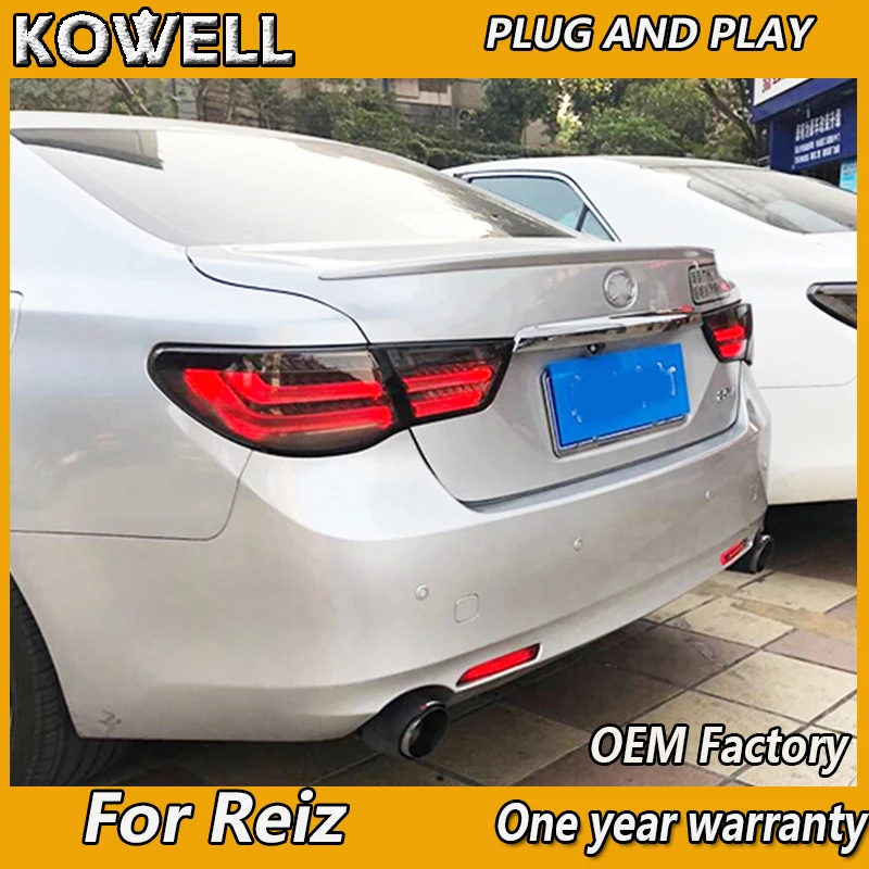 

KOWELL Car Styling for Toyota Reiz Tail Lights 2010 2011 2012 Mark X LED Tail Light Rear Lamp DRL+Brake+Park+dynamic Signal