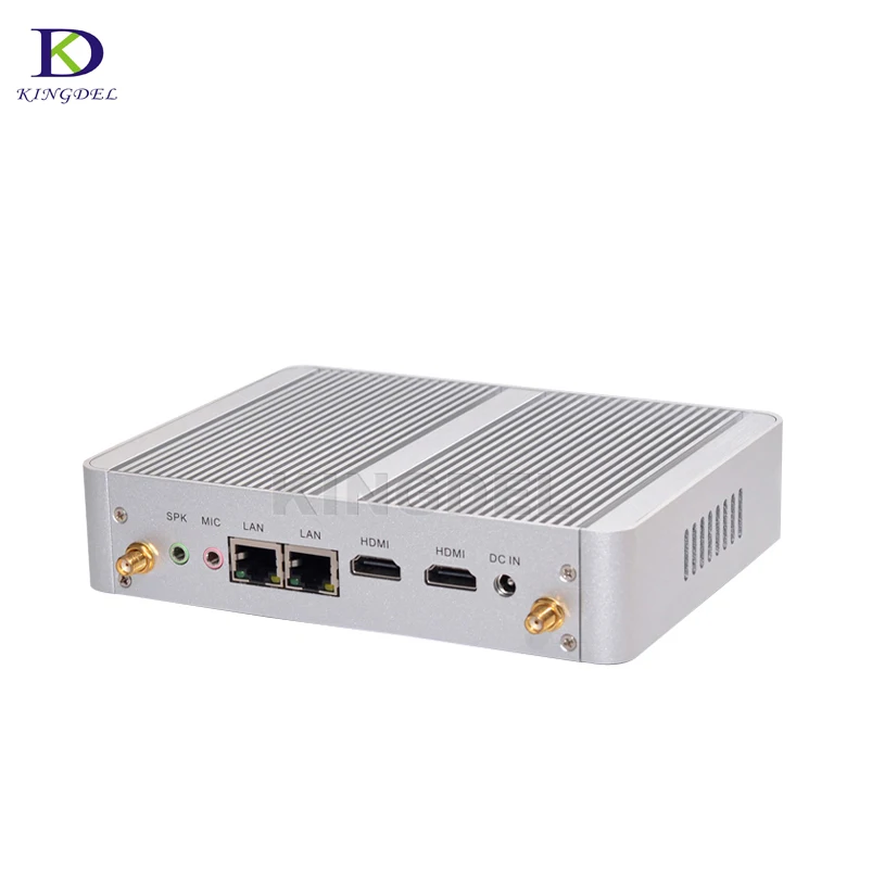 Htpc N3150 двойной LAN мини-ПК Windows 7 Linux мини-компьютер 4 * USB 3 0 2 HDMI сплав чехол 4K HD