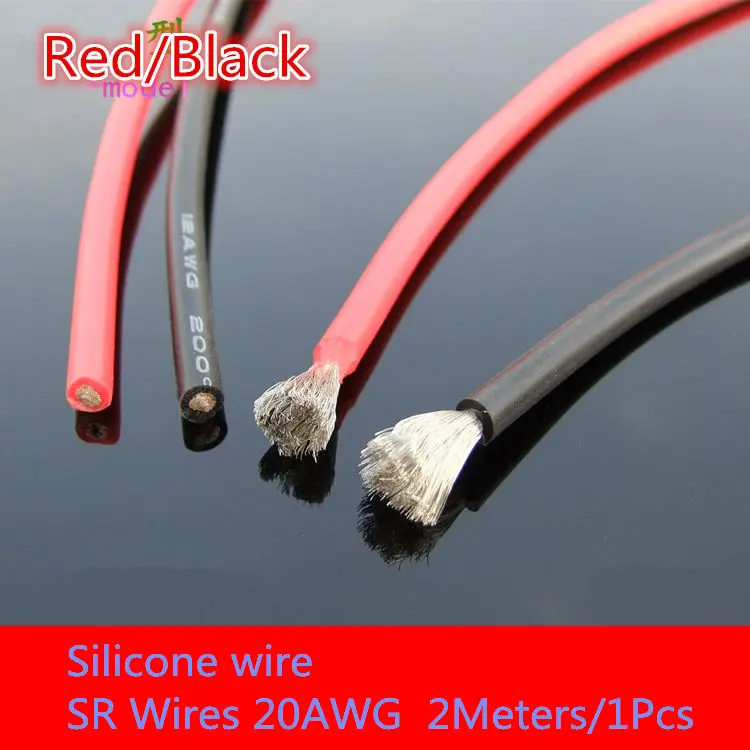 2 метра/1 шт. SC020 очень мягкий силиконовый провод SR провода 20AWG специальный для DIY
