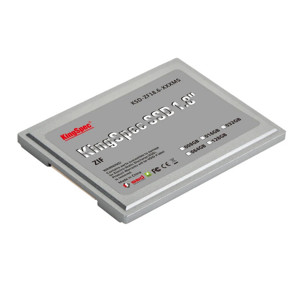 Kingspec КСД ZF18.6 128 МС 1.8 ATA7 ssd ZIF 2 CE hd SSD ГБ Твердотельный Накопитель 120 Жесткий Диск Для