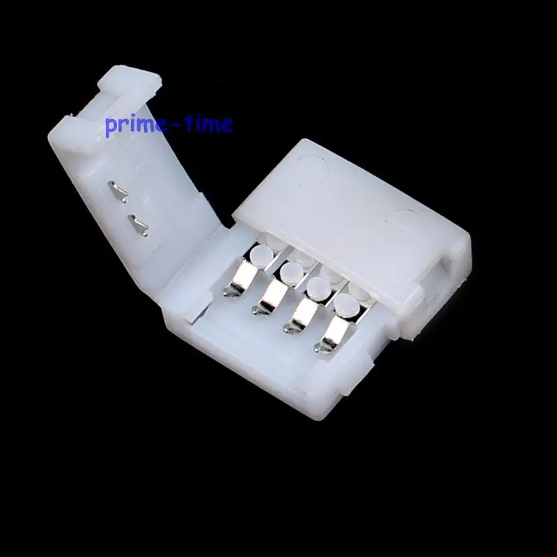 20 шт. 4 контакта 10 мм RGB FPC разъем легко устанавливается без пайки для светодиодной