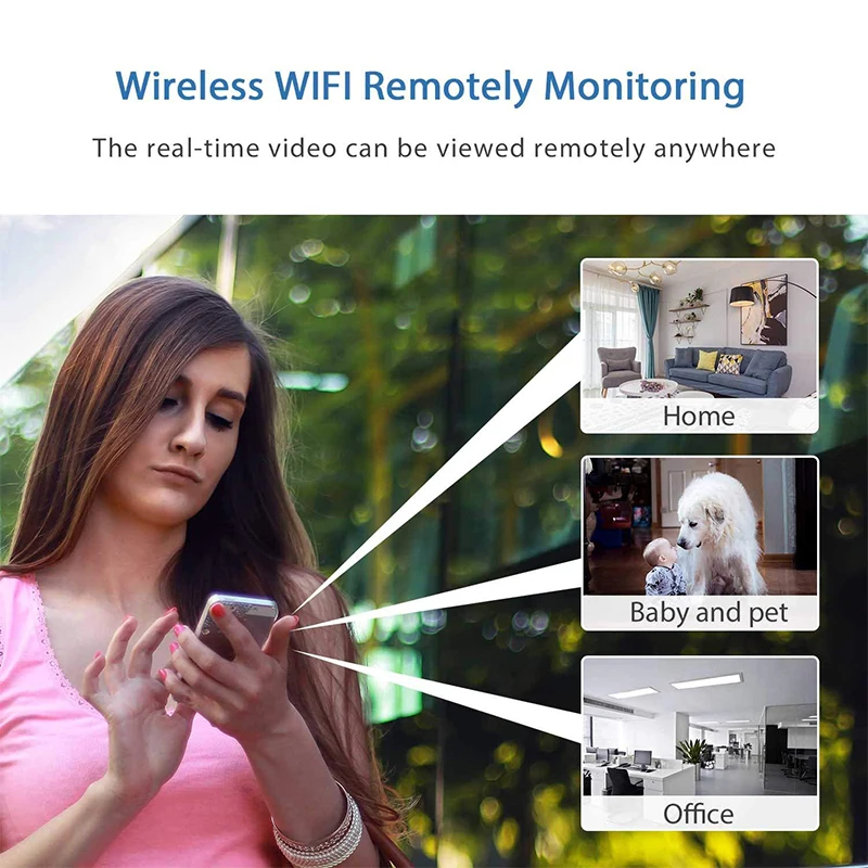 Мини WiFi камера 720P HD дистанционное воспроизведение видео маленькая микро