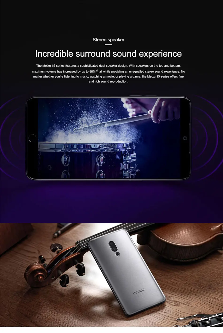 Фирменная Новинка Meizu 15 4 аппарат не привязан к оператору сотовой связи мобильный телефон 5,4" 4 Гб Оперативная память 64/128 ГБ Snapdragon 660 Octa Core 1920x1080 отпечатков пальцев mcharge сотовый телефон