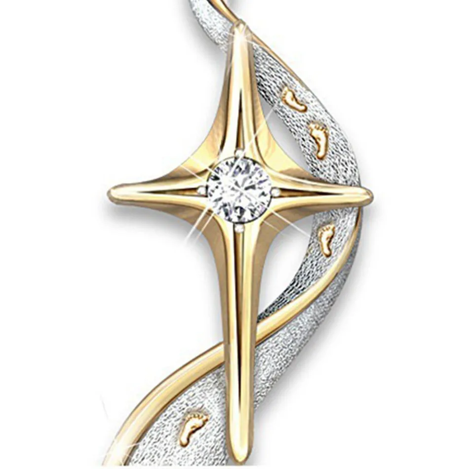 Модная подвеска крест ожерелье Сплав Длинная цепочка Ожерелье для мужчин женщин