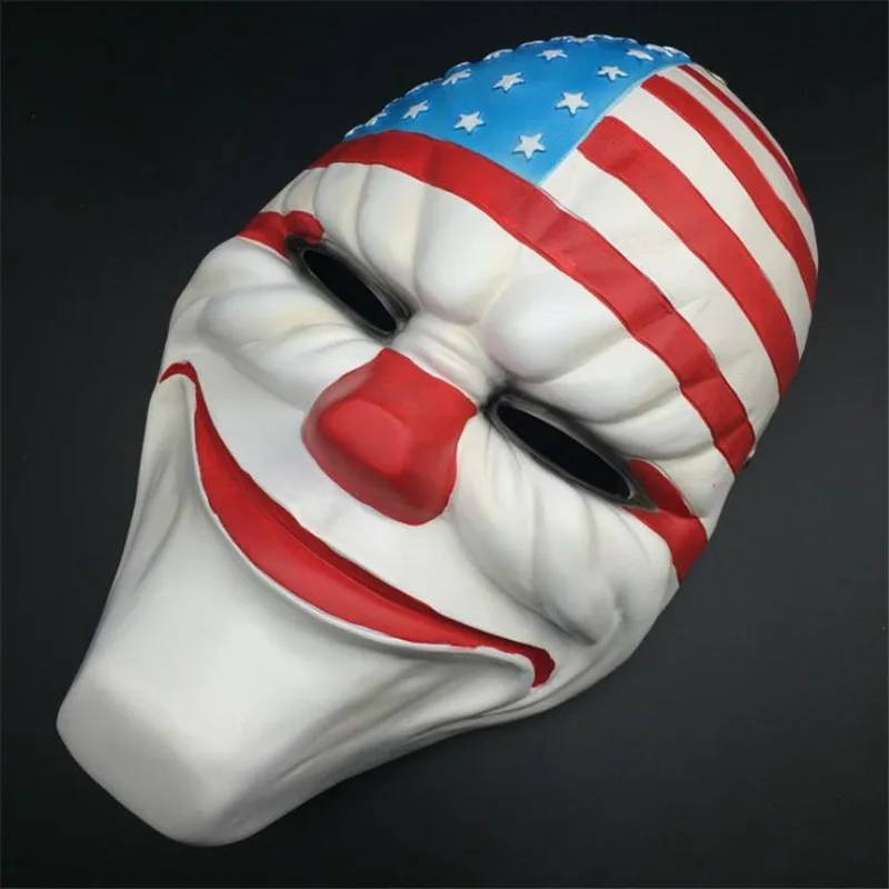 Payday 2 маска из смолы The Heist Dallas/Wolf/Chains/Hoxton Косплей Хэллоуин ужас клоун маскарадный Косплей Карнавал мужской костюм