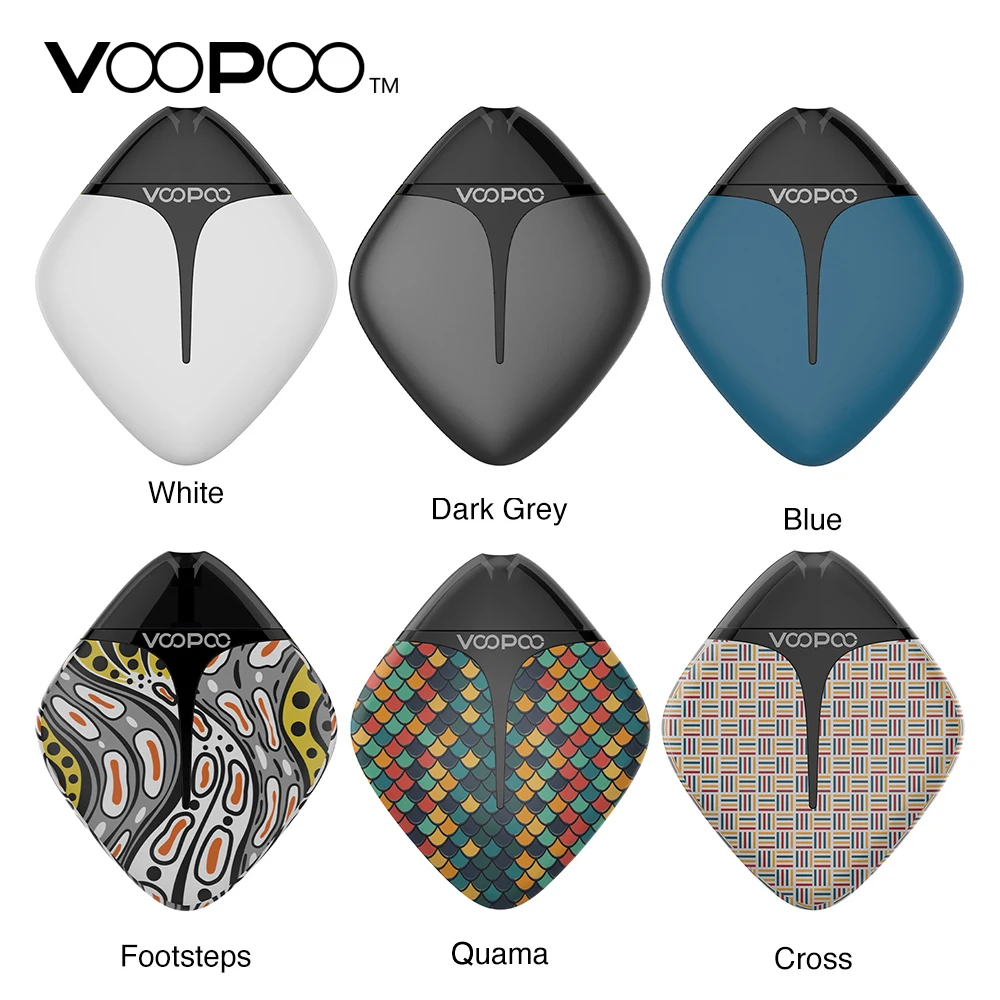 Original VOOPOO FINIC Fish Pod System Starter Kit with 350mAh Built-in Battery &amp Lovely Appearance E-cig Vape VS Drop | Электроника