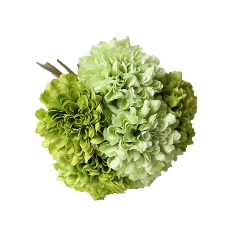 Букет гербер искусственные хризантемы из шелка свадебный цветок 6 головок |