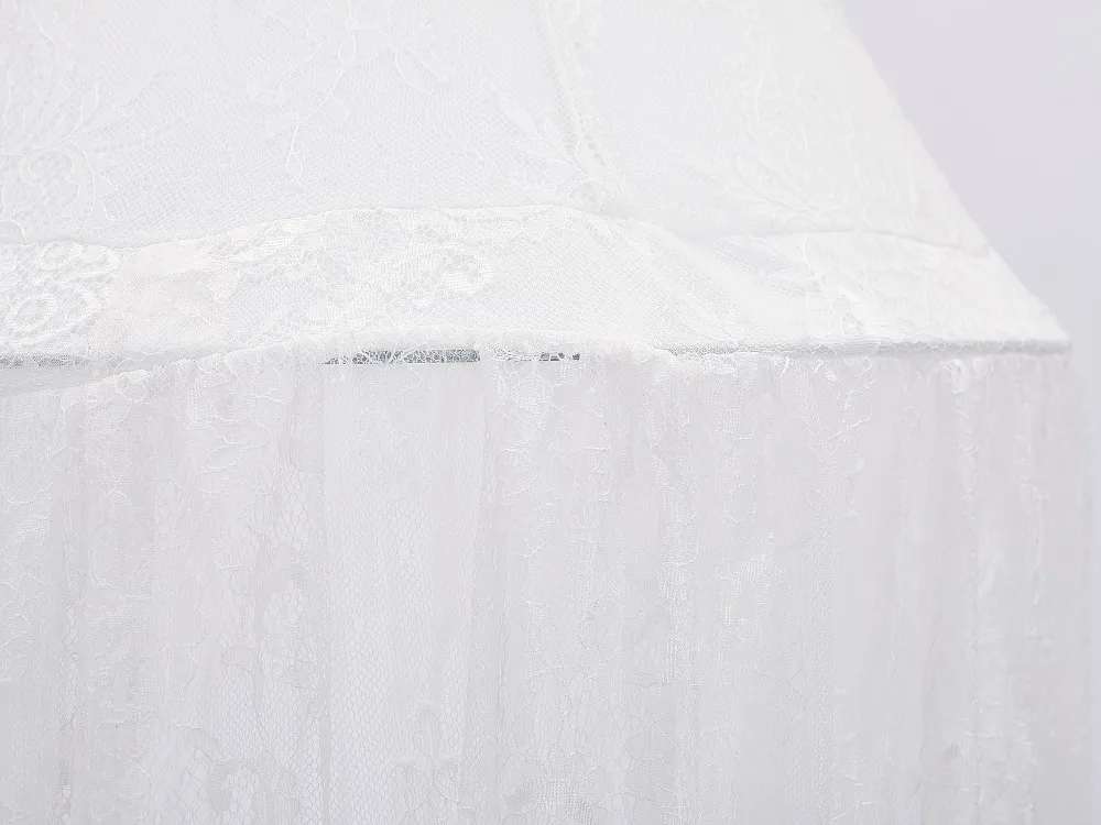 Кружевная детская круглая москитная сетка реквизит для фотосъемки палатка