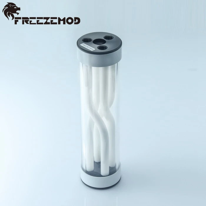 FREEZEMOD VIRUS T цилиндрический резервуар для воды 190 мм компьютерный охлаждения воды.