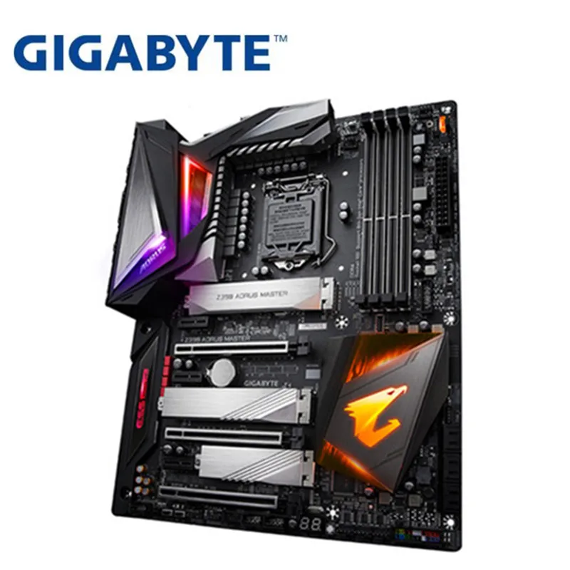 Для Gigabyte Z390 AORUS MASTER оригинальная новая материнская плата DDR4 электронная Спортивная игровая материнская плата для компьютера разгон RGB плата