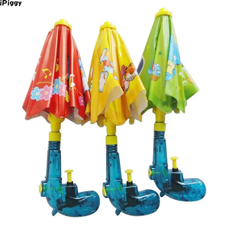 IPiggy пушка воды пляжа креативный зонтик брызги Детские Пистолеты игрушки мини