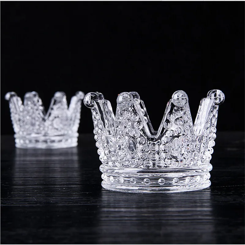 Стеклянная Пепельница Crown для улицы и декоративная керамическая круглая