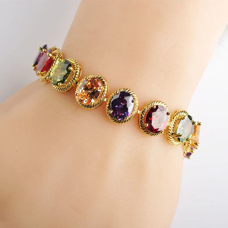 Браслеты MECHOSEN Mona Lisa стильные браслеты с фианитом разноцветные бусины Cooper Pulseras Mujer