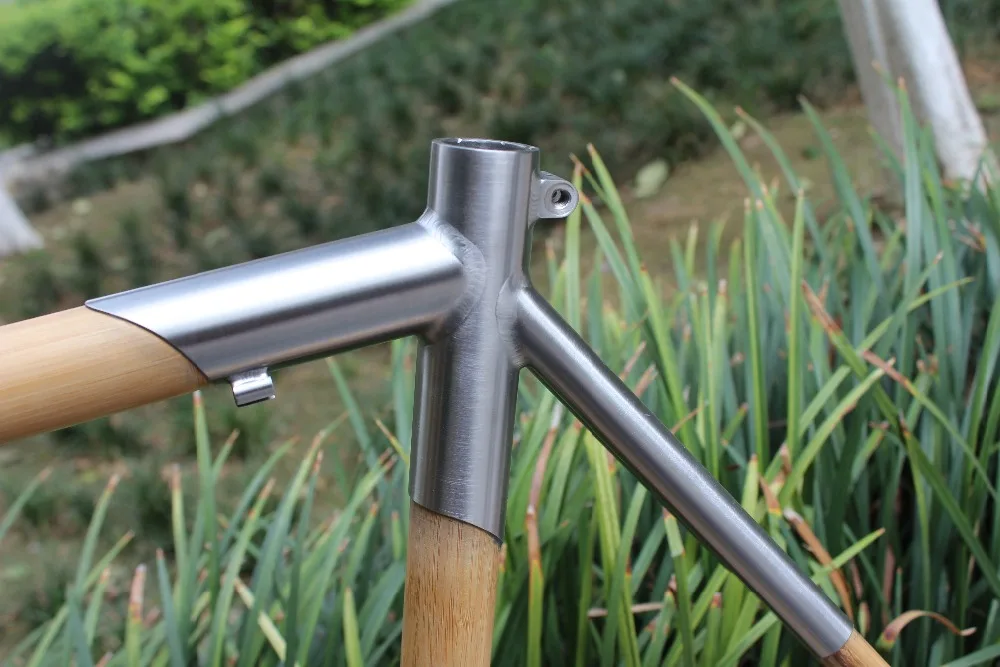 Титановая и бамбуковая велосипедная Рама xacd титановая комбинированная рама для