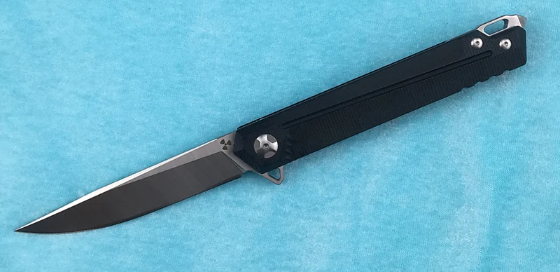 LEMIFSHE JK3311 G10 Флиппер складной нож D2 стальное лезвие + стальная ручка Открытый
