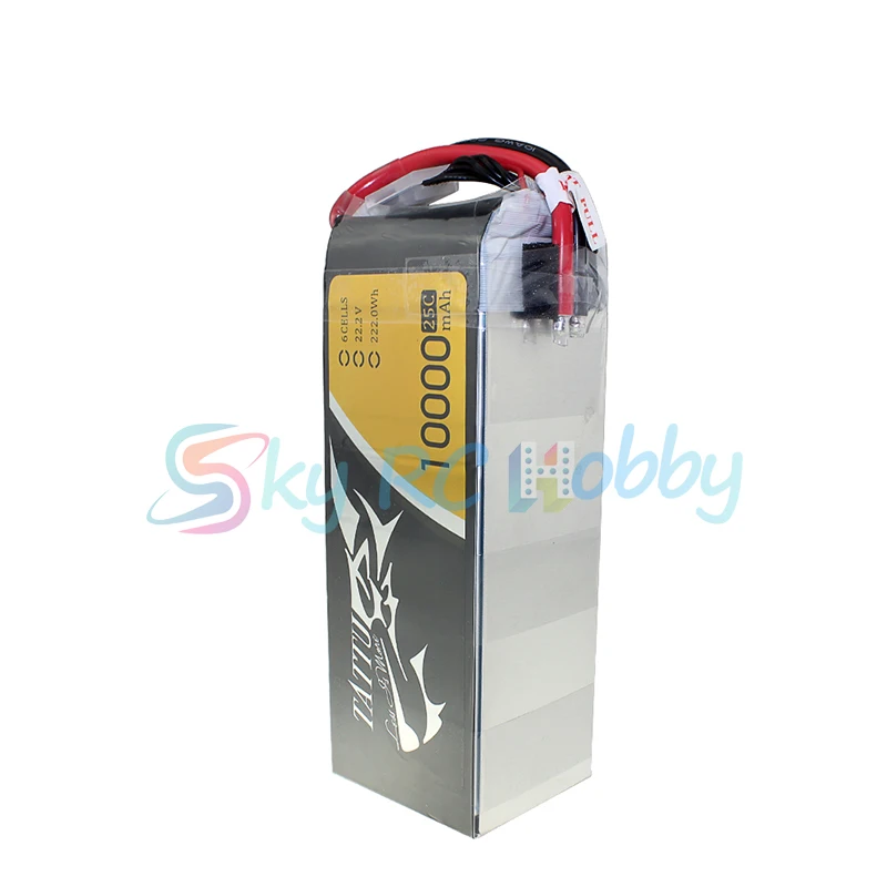 Литий-полимерный аккумулятор Tattu 6S 10000 мАч Lipo 22 2 в 25C беспилотный Аккумулятор для