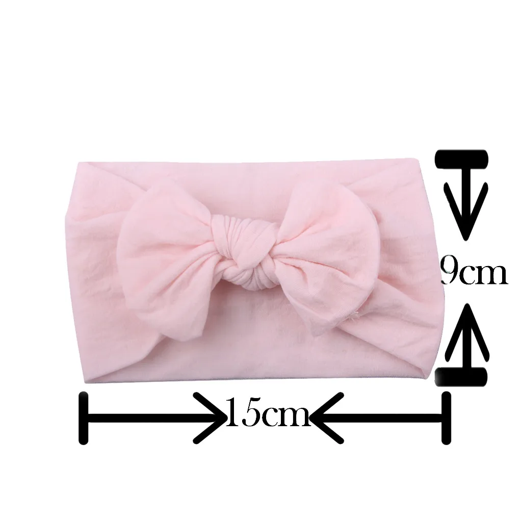 

5PCS Baby Toddler Kids Girls Mixed color Knot Turban Headband Bow Elastic Head Wraps headwear for girl Hair Accessories Jly15