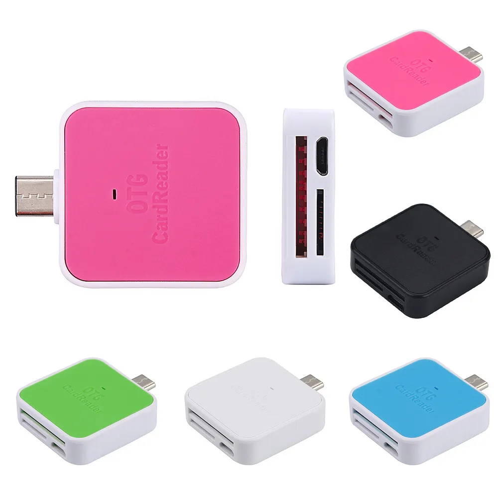 Ouhaobin 2In1 Type-c OTG TF/SD Smart Card Reader Adapter For Android Smartphone Drop Shipping 0326#2 | Компьютеры и офис