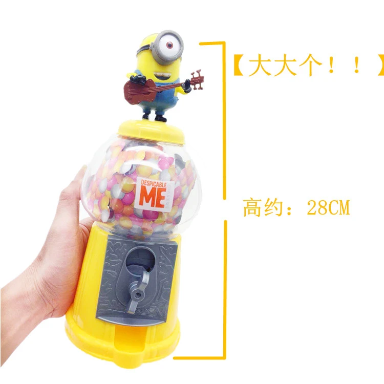 Большой милый Миньоны конфеты машина игрушка с фигурка модель украшения Diy детей