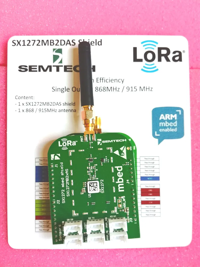

Spot SX1272MB2DAS X1272 868/915MHZ MBED SHIELD +ANTENNA Module
