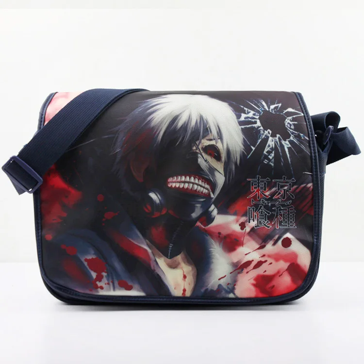Ful Tokyo Ghoul Polyester Shoulder Bag White Hair Kaneki Ken Backpack