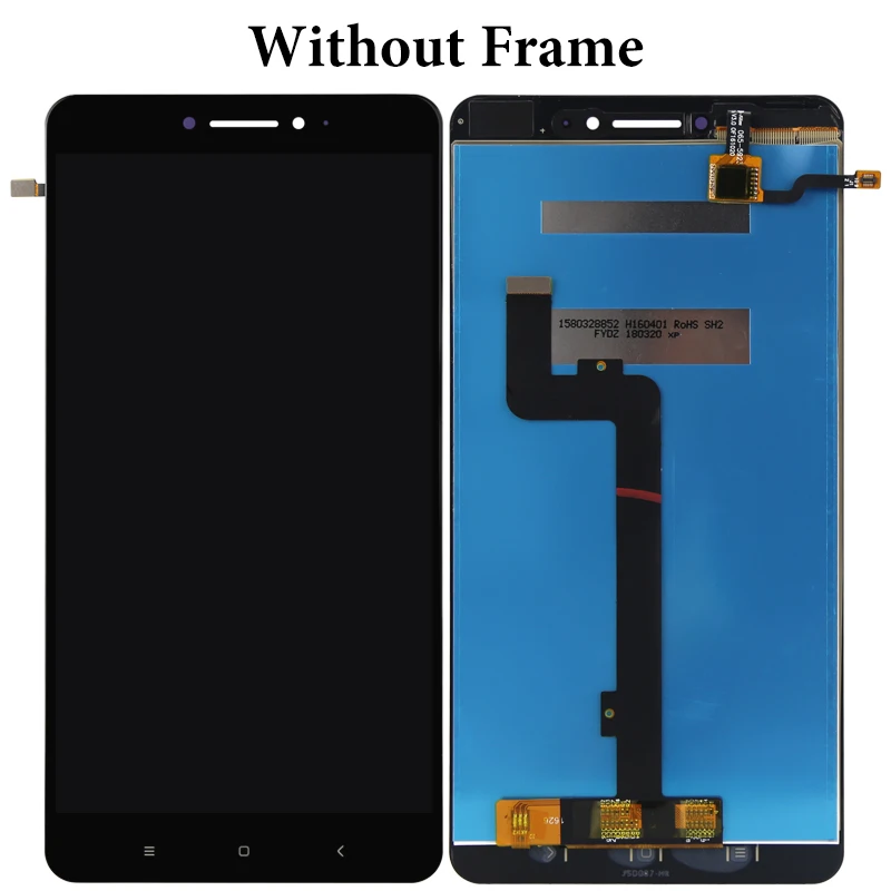 Для Xiaomi Mi MAX LCD дисплей 6 44 дюймов черный белый OEM сенсорный экран с рамкой