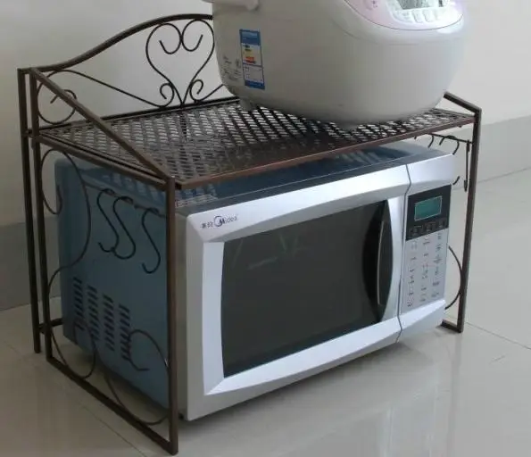 Бесплатная доставка железная Полочка для микроволновой печи стойка духовки|rack