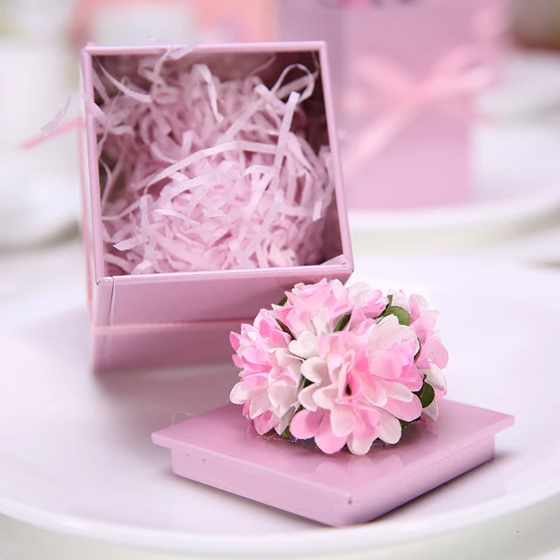 Свадебные принадлежности Свадебная жестяная коробочка для конфет коробки