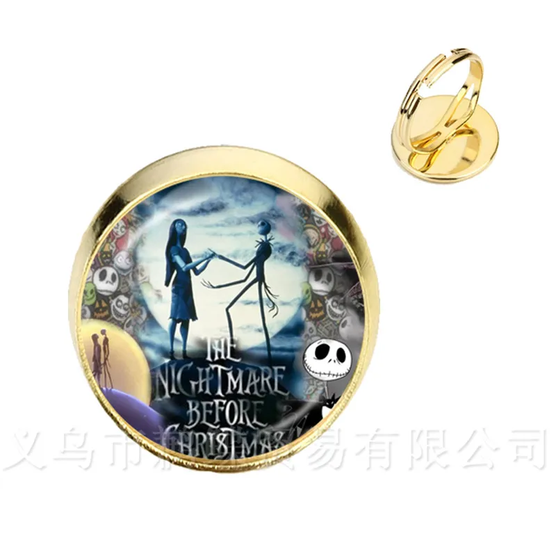 Джек и Салли кошмар перед Рождеством Скеллингтон кольца стеклянный купол