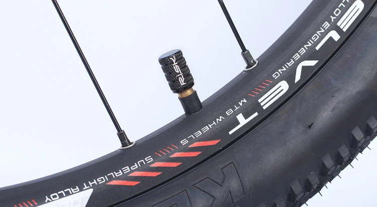 RISK 2 шт. велосипедный MTB Schrader Клапан Крышка для MTB велосипеда бескамерные готовые покрытые шины 7 цветов водонепроницаемый протектор