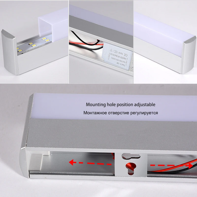 Современный зеркальный светильник Crubon для ванной комнаты водонепроницаемый