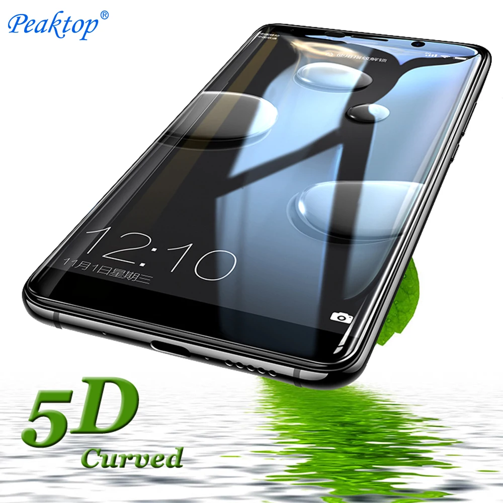 Mate 10 Pro 5D закаленное стекло с закругленными краями для Huawei Защитное экрана Полное
