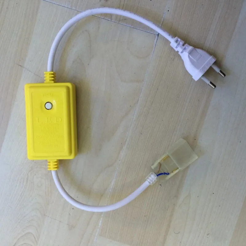 Водонепроницаемая светодиодная лента лошадиная гонка 220 В 2835 светодиодов/м