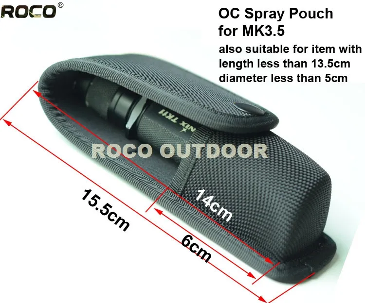 ROCOTACTICAL прочный и легкий литой спрей чехол для MK3.5 Фонарь держатель военный ремень поясные сумки 1680D нейлон
