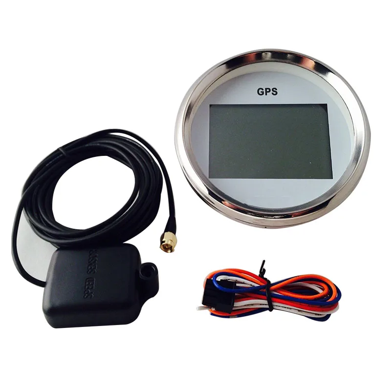 Новинка Цифровой GPS Спидометр 85 мм одометр 0 999 узлов км/ч миль/ч 12 В/24 В с