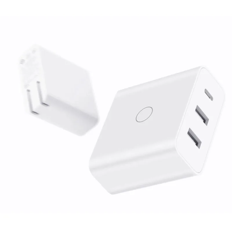 Портативное быстрое зарядное устройство USB 65 Вт настенное для ZMI iPhone X Pad Mookbook Xiaomi