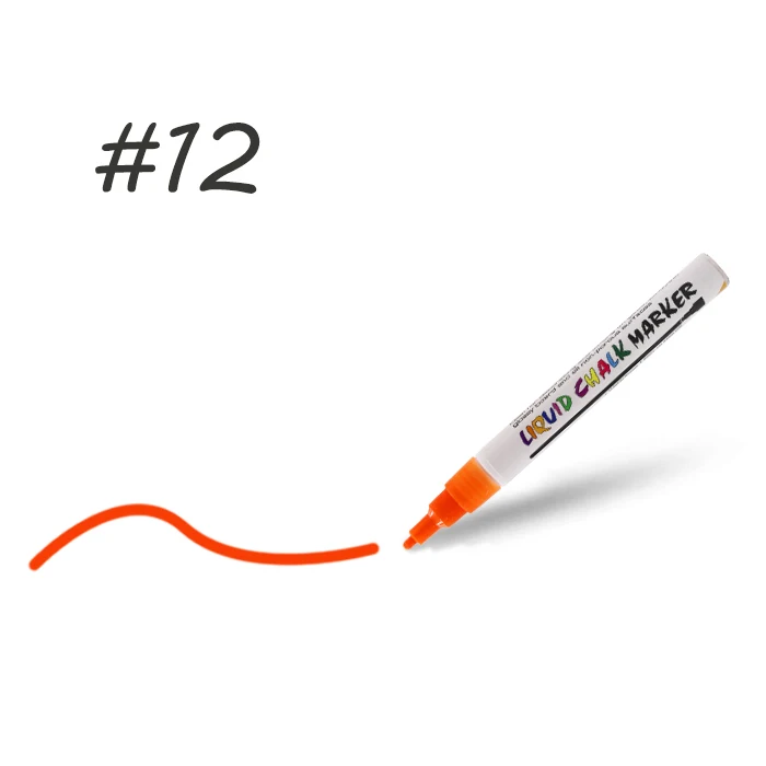 12 3 мм жидкости маркеры для доски 18 цветов со стирающимися чернилами нетоксичный маркер для белой доски - Цвет: 12