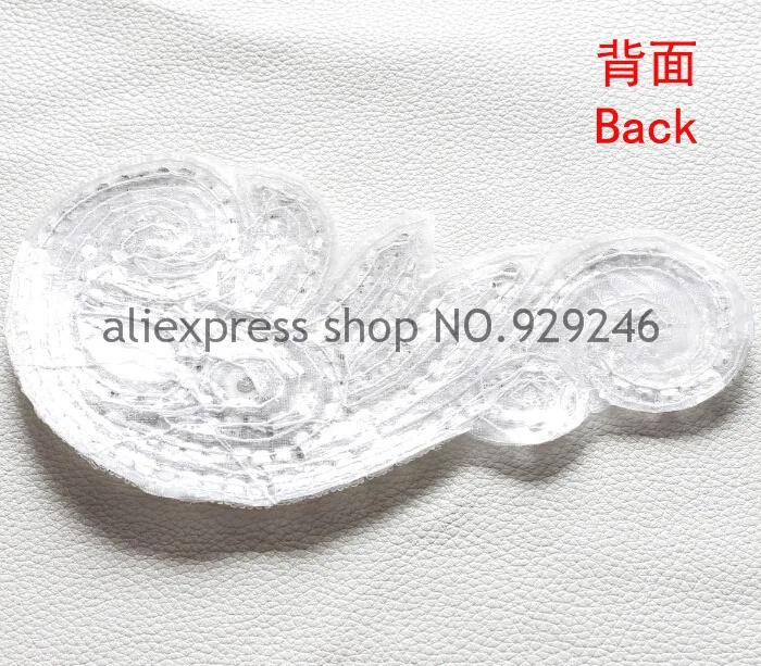 1 пара/лот 9 форма кристаллы и Стразы ручной работы Аппликация Планки для шляпы одежда плечи украшение AB аппликация