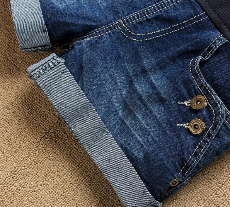 2019 Одежда для беременных модные летние джинсовые шорты с эластичной резинкой на