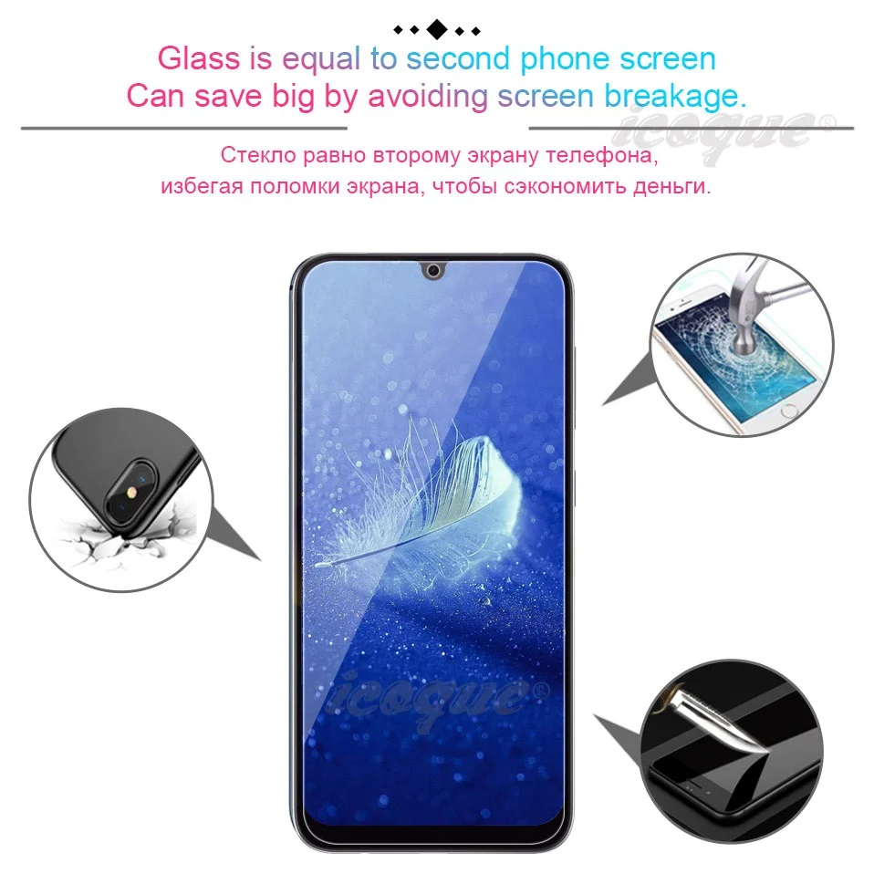 3 шт. закаленное Стекло для samsung Galaxy A50 A70 A40 A30 A10 A20e Экран протектор Стекло для samsung M30 M20 M10 A60 A80 A20 A50