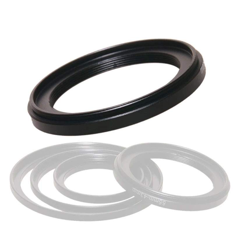 

Black Metal 43.5mm-37mm 43.5-37mm 43.5 to 37 Step Down Ring Filter Adapter Camera High Quality 43.5mm Lens to 37mm Filter Cap