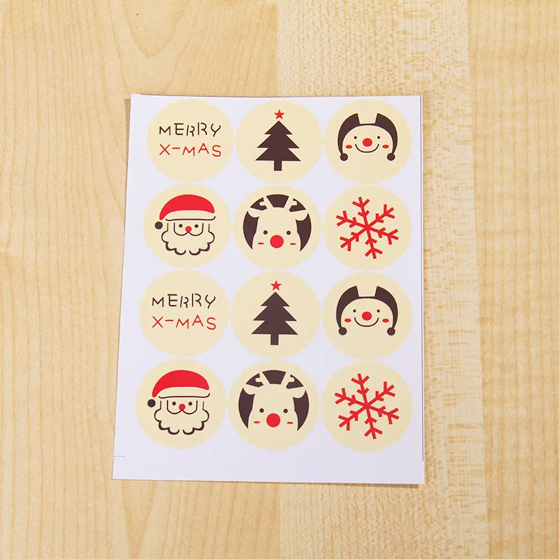 Пятно уплотнительных элементов рождественское цветочное украшение наклейками