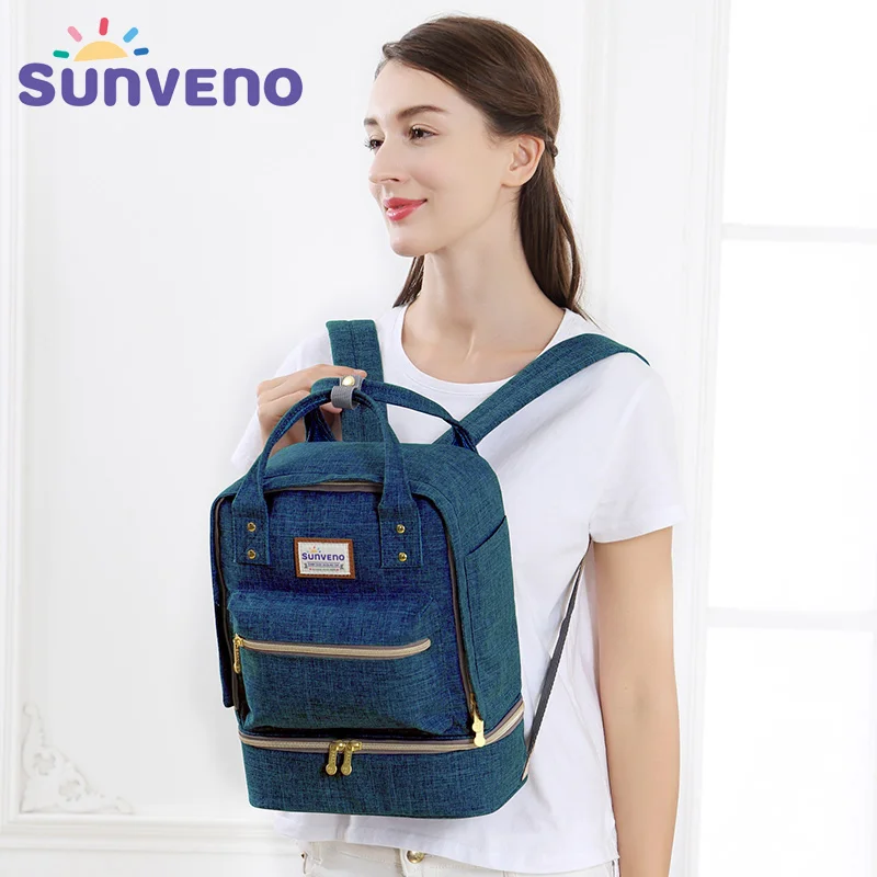 SUNVENO сумка для подгузников, детская сумка, сумка для коляски, рюкзак для подгузников для беременных, рюкзак для ухода за ребенком, Bolsa Maternidade Bolsa Infantil