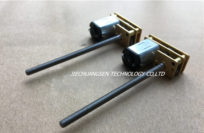 10*24 мм N20 DC мотор-редуктор, DC3V 6 V 12 V M3* 55 MM вал с винтовой резьбой DIY умный робот дверной двигатель блокировки