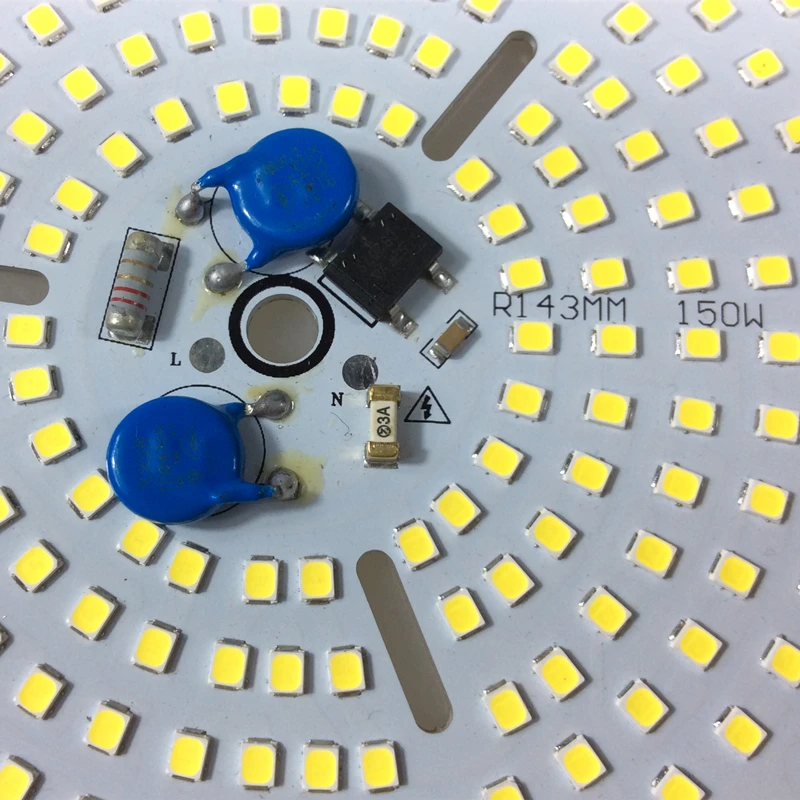 KINLAMS светодиодный светильник с высоким потолком AC220V 150 Вт модуль SMD2835 светильник с бусинами Smart IC для Светодиодный потолочный шахтный светильник Промышленный светильник для DIY