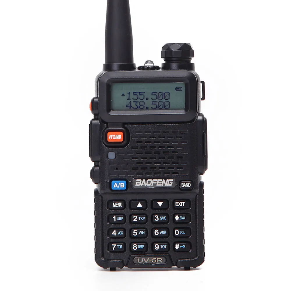 BaoFeng BF-UV 5R(UV-5R 3rd Gen) 5-Watt Dual Frequency Two-Way Radio(136-174Mhz VHF& 400-520Mhz UHF) Includes full kit