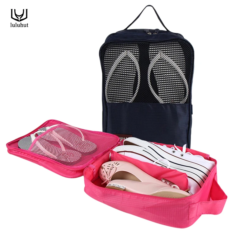 luluhut Waterproof bag for shoes Travel shoes bag with handle Portable shoe organizer bag Polyester bag for replaceable shoes