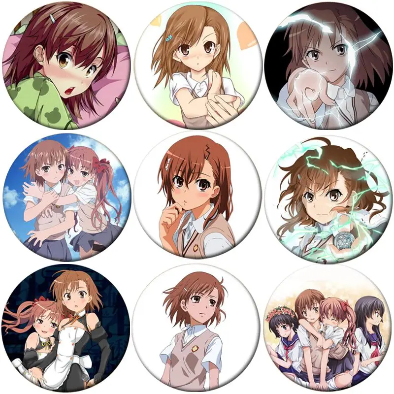 1 шт. аниме Toaru Kagaku no Rail Gun значок косплея мультфильм Misaka Mikoto брошь для рюкзака| |