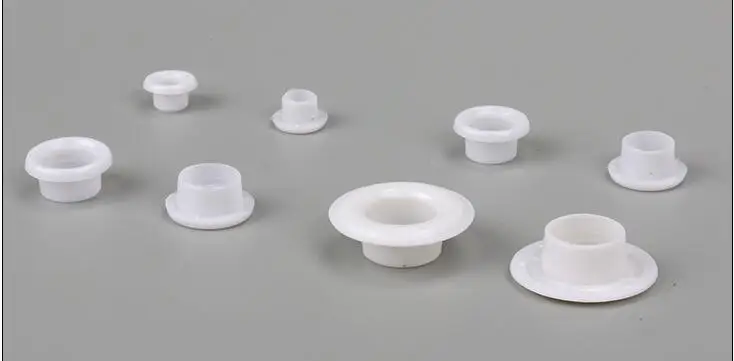 Бесплатная доставка 100 набор белых/прозрачных пластиковых проушин и