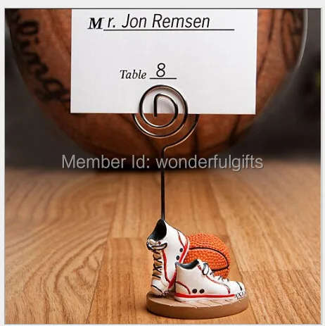 Украшения для свадебной вечеринки баскетбольная или футбольная обувь карточка с